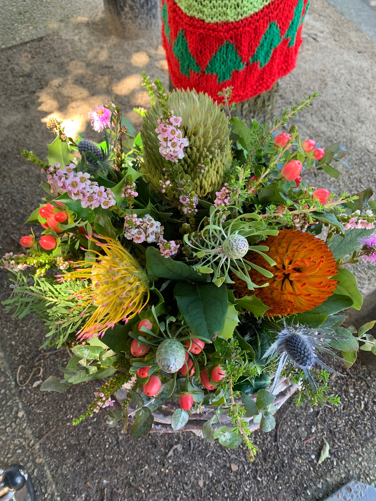 In the woods centrepiece