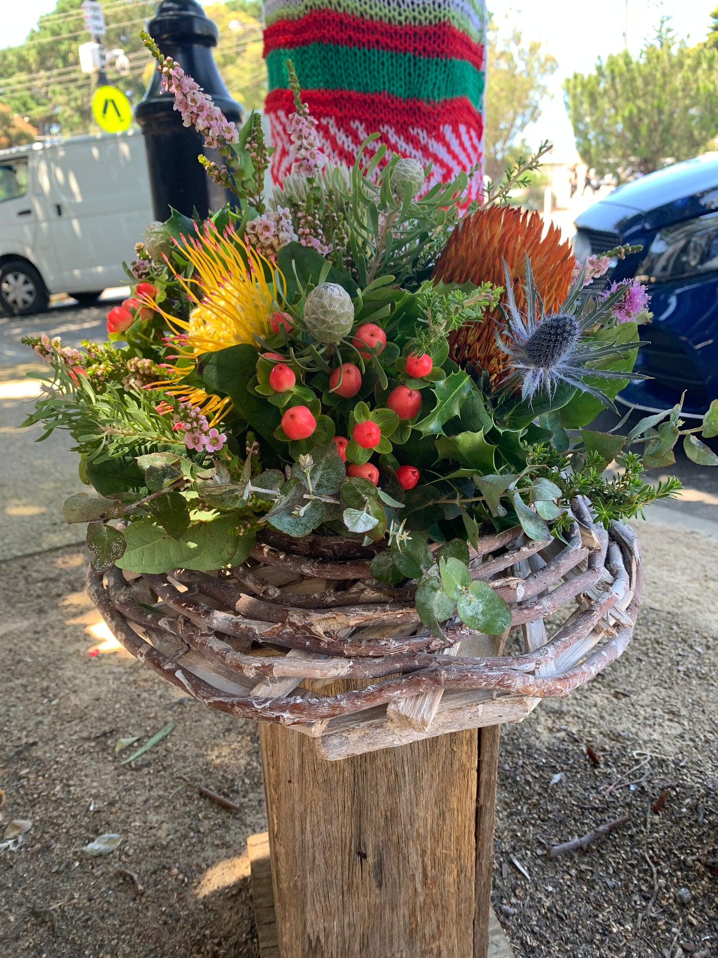 In the woods centrepiece