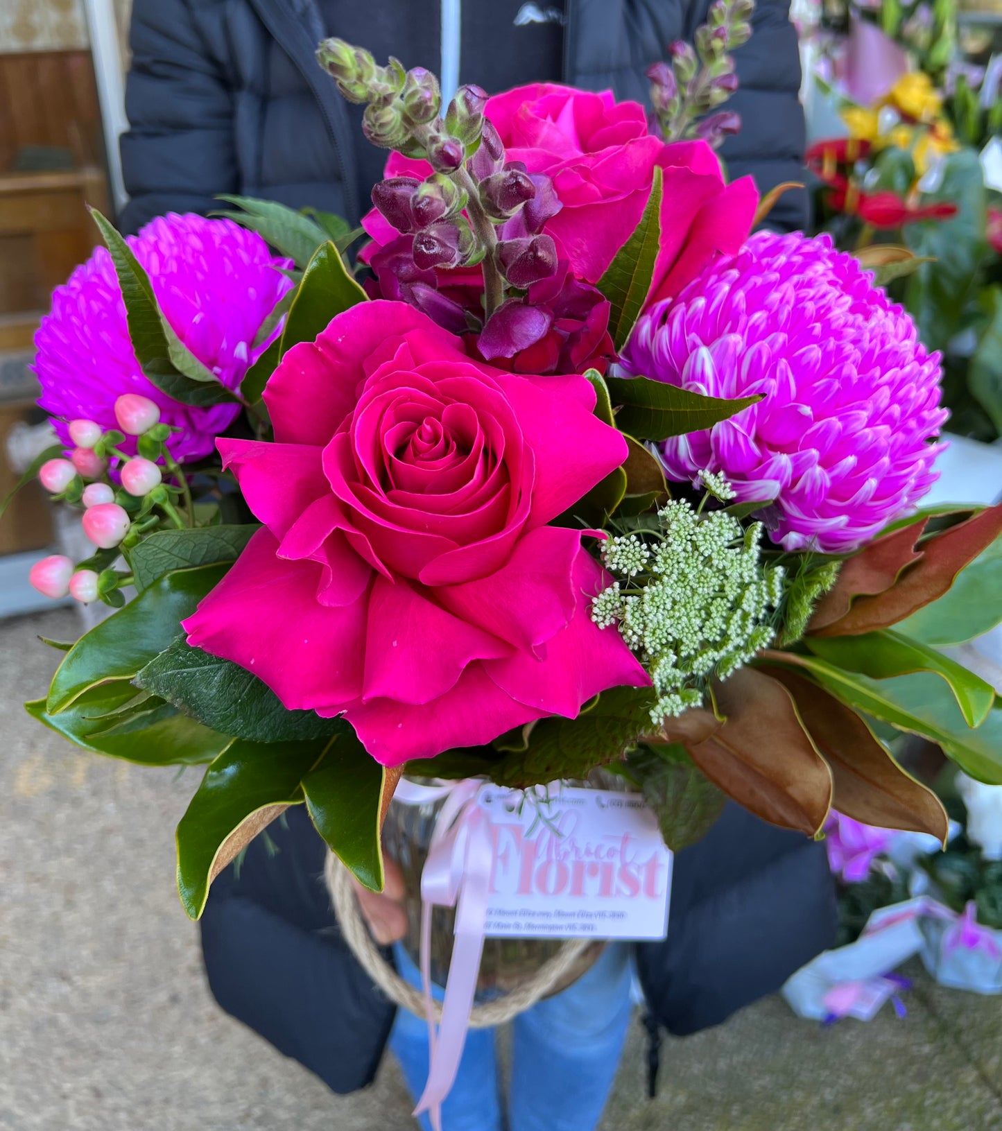 Pretty and pink vase