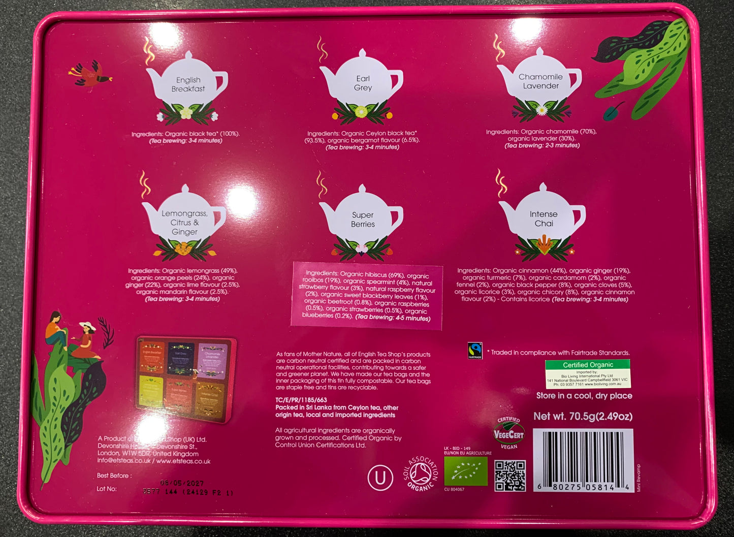 EnglishTea Shop Organic collection
