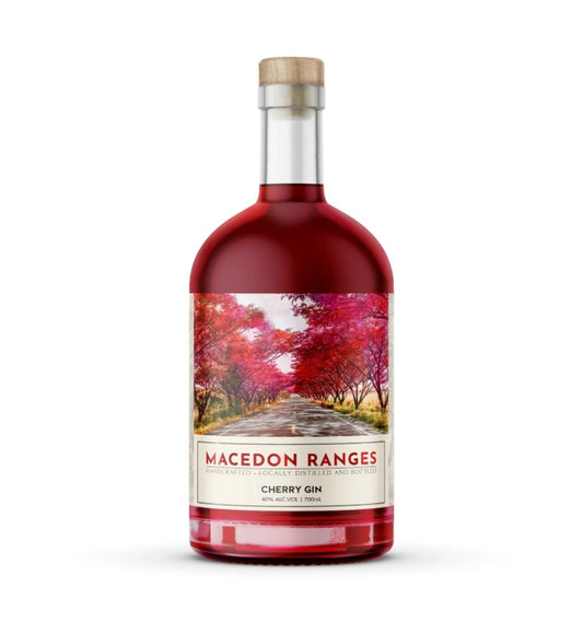 Macedon Ranges Handcrafted- Locally Distilled and Bottled Cherry Gin