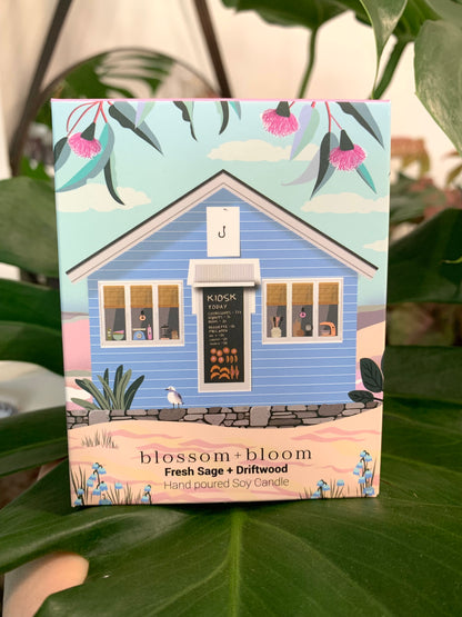 Blossom & bloom hand poured soy candle