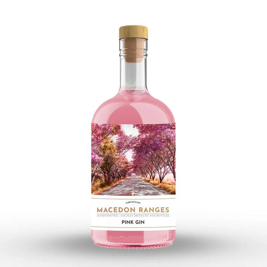 Macedon Ranges Handcrafted-Locally distilled and bottled Pink Gin