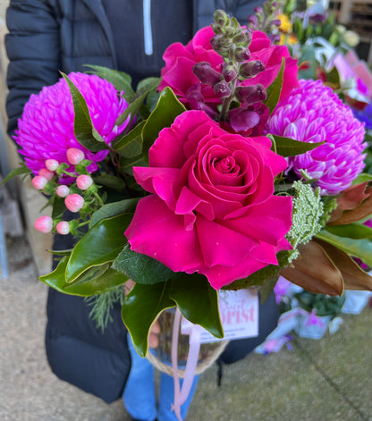 Pretty and pink vase