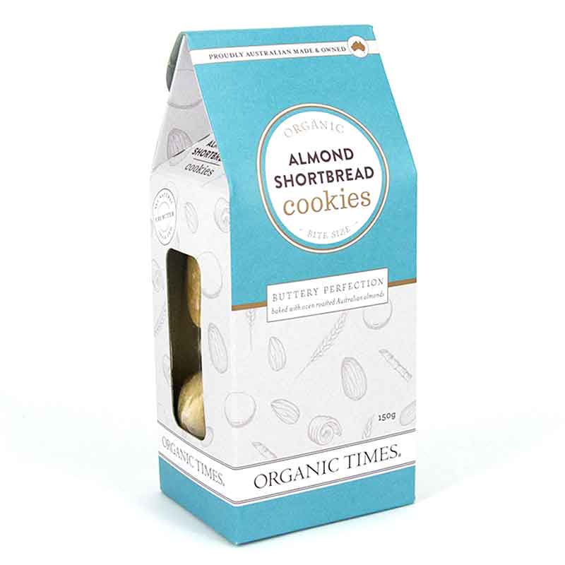 Organic Almond Shortbread Cookies
