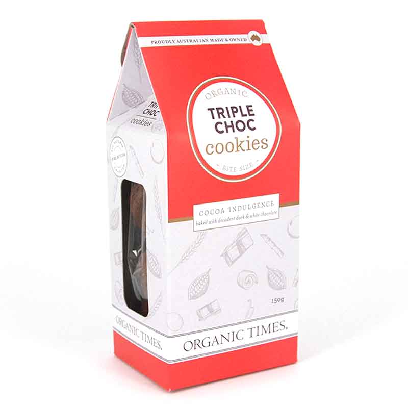 Organic Triple Choc Cookies
