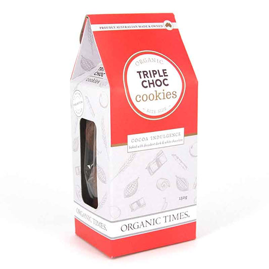 Organic Triple Choc Cookies