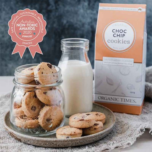 Organic Choc Chip Cookies