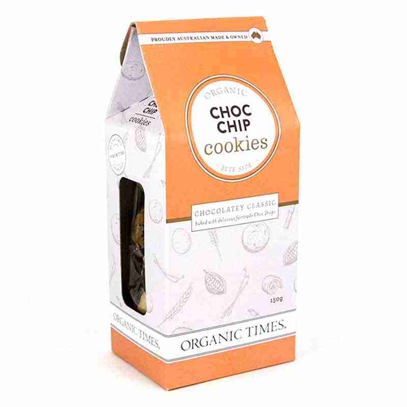 Organic Choc Chip Cookies